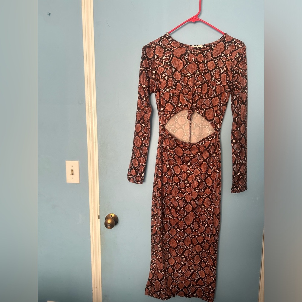 Snake print Dress